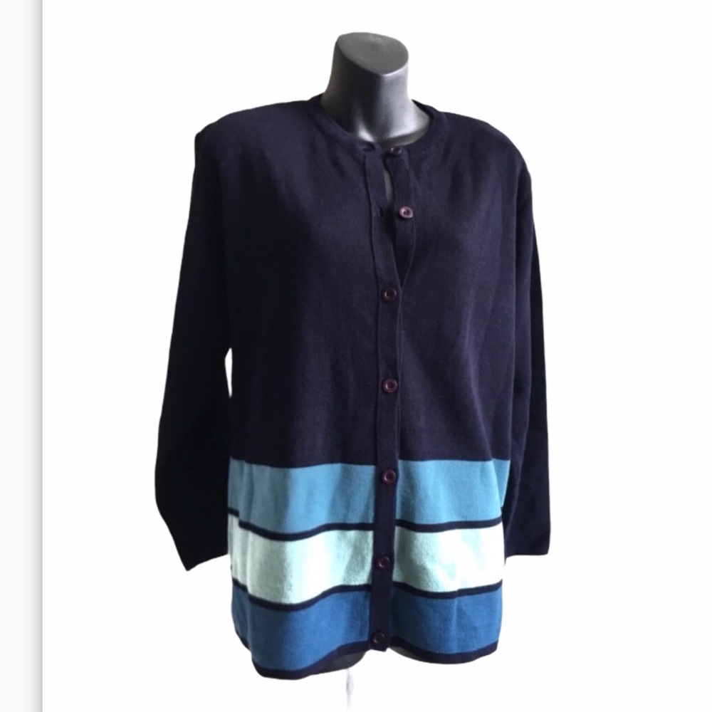NWT Adolfo Lambs Wool Sweater. Size L/14